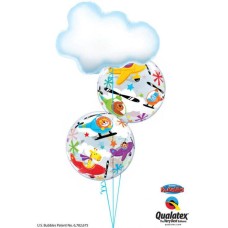 Bukiet 1213 Flying Circus in the Clouds Qualatex #78553 25279-2